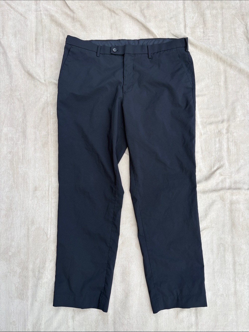 UNIQLO Woen's Black Dress Athletic Classic Straight Fit Trousers Pants - 10
